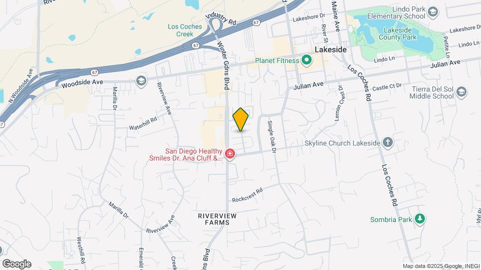 12135 Orange Crest Ct Map and Location Details