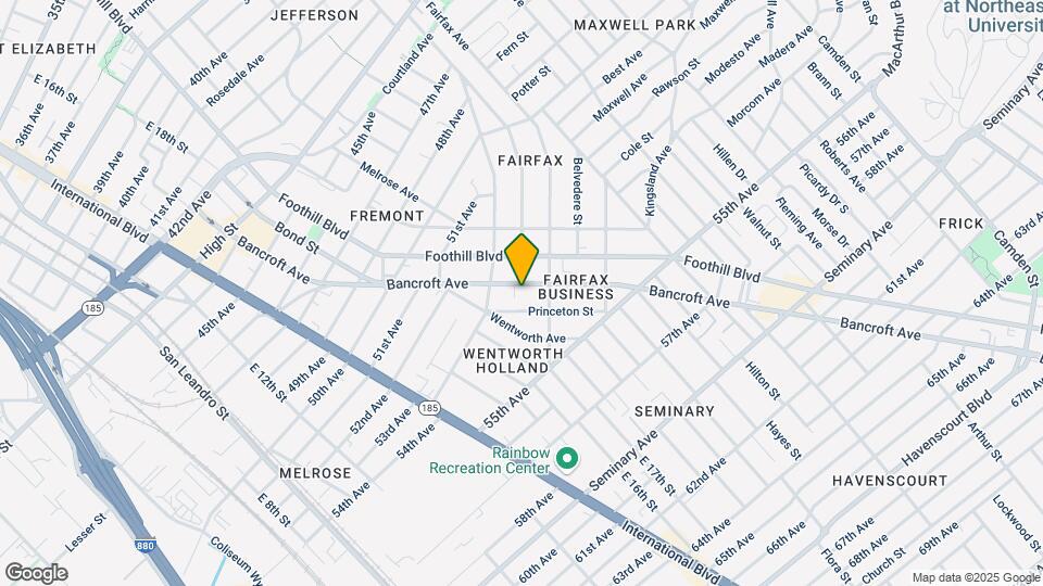 5353 Bancroft Ave Map and Location Details