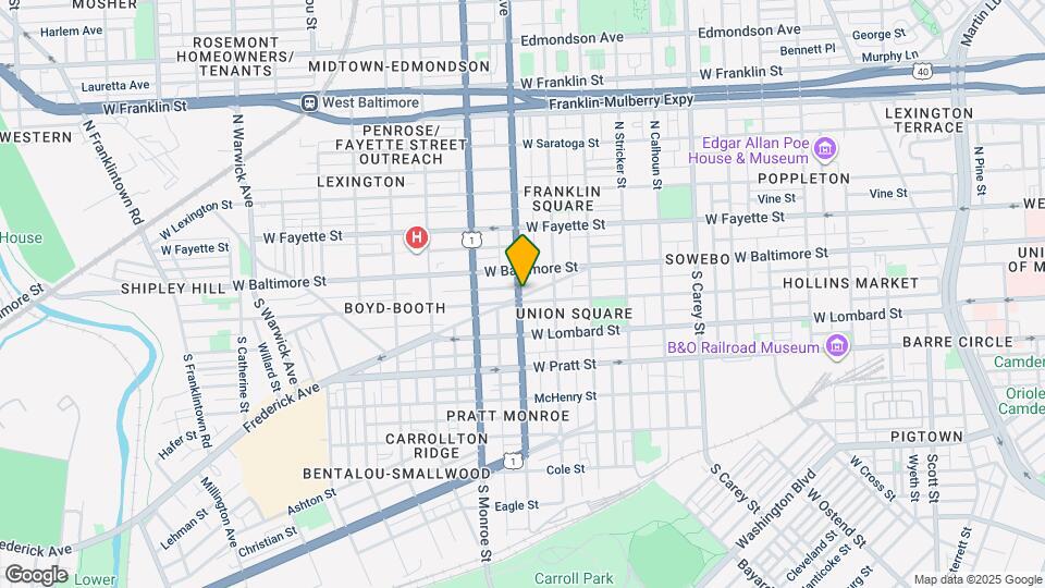 27 S Fulton Ave Map and Location Details