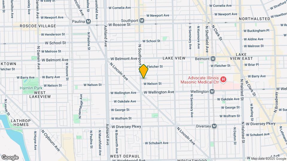 3041 N Southport Ave Map and Location Details