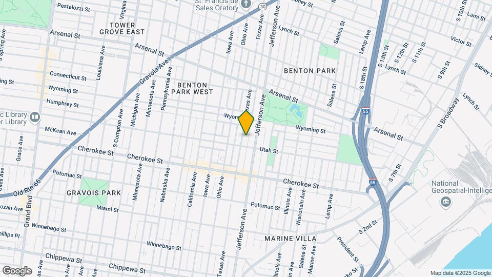 3244 Texas Ave Mapa y Detalles de la Ubicación