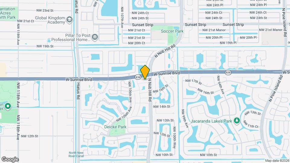10321 NW 17th Ct Mapa y Detalles de la Ubicación