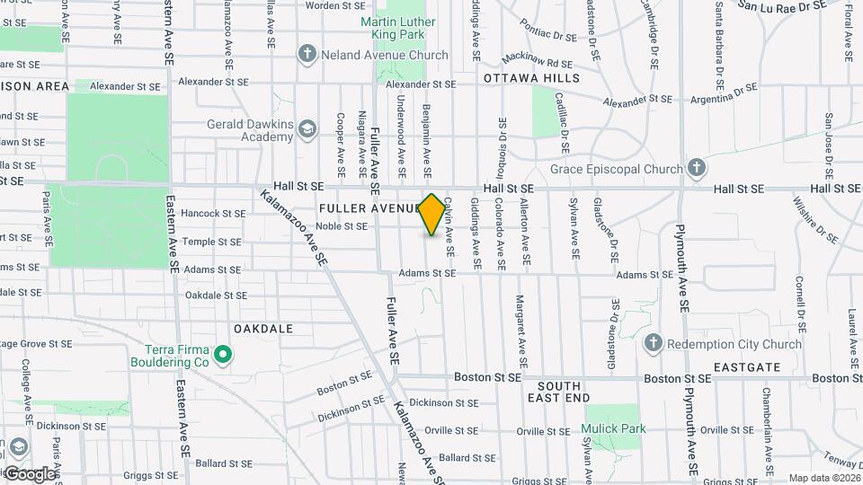 1316 Benjamin Ave SE Mapa y Detalles de la Ubicación