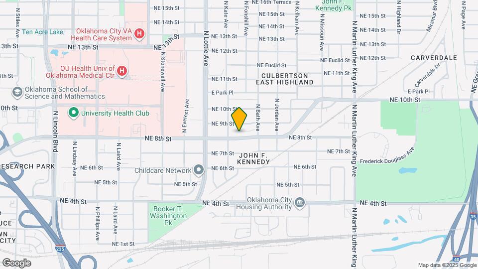 1421 NE 8th St Map and Location Details