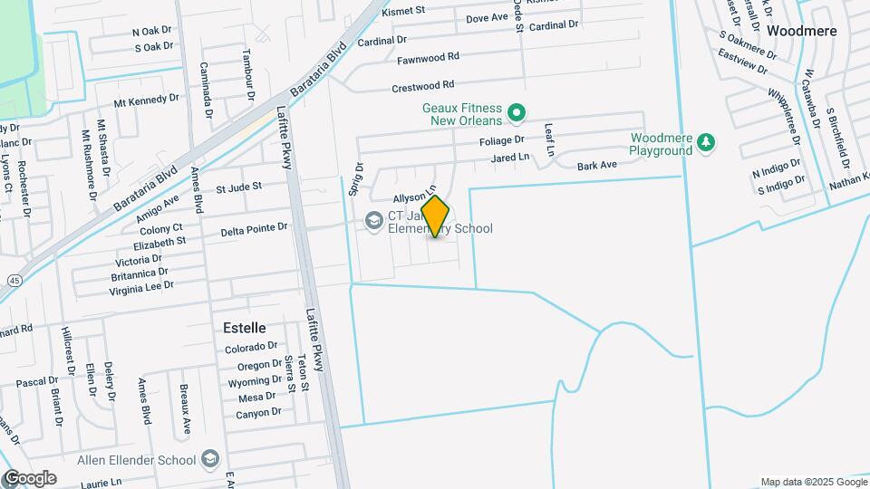 2551 Frazier St Map and Location Details