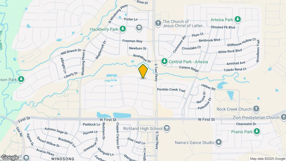 3811 Pepper Grass Ln Map and Location Details