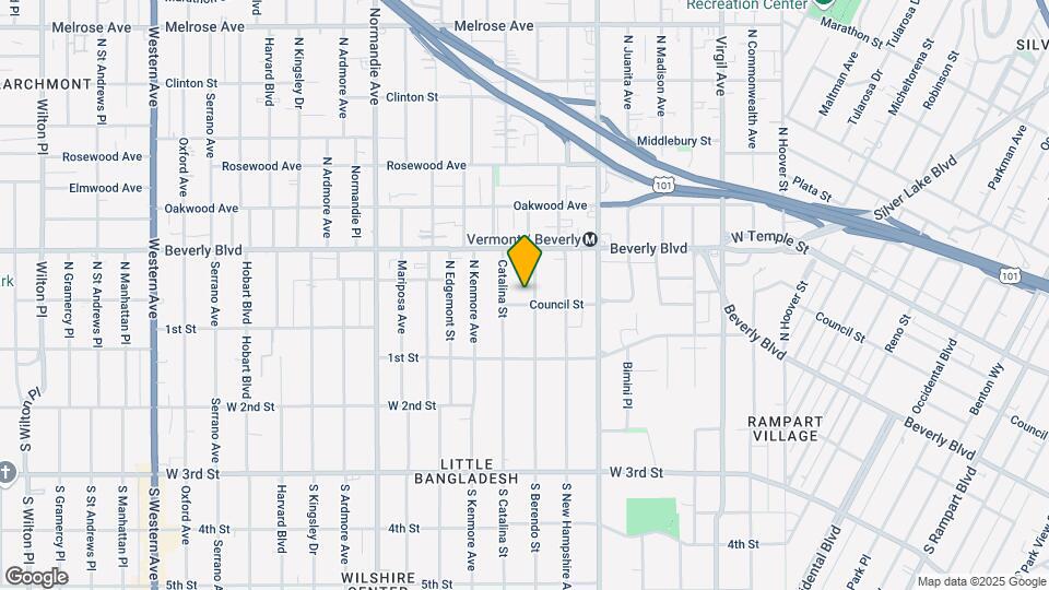 209 N Berendo St Map and Location Details