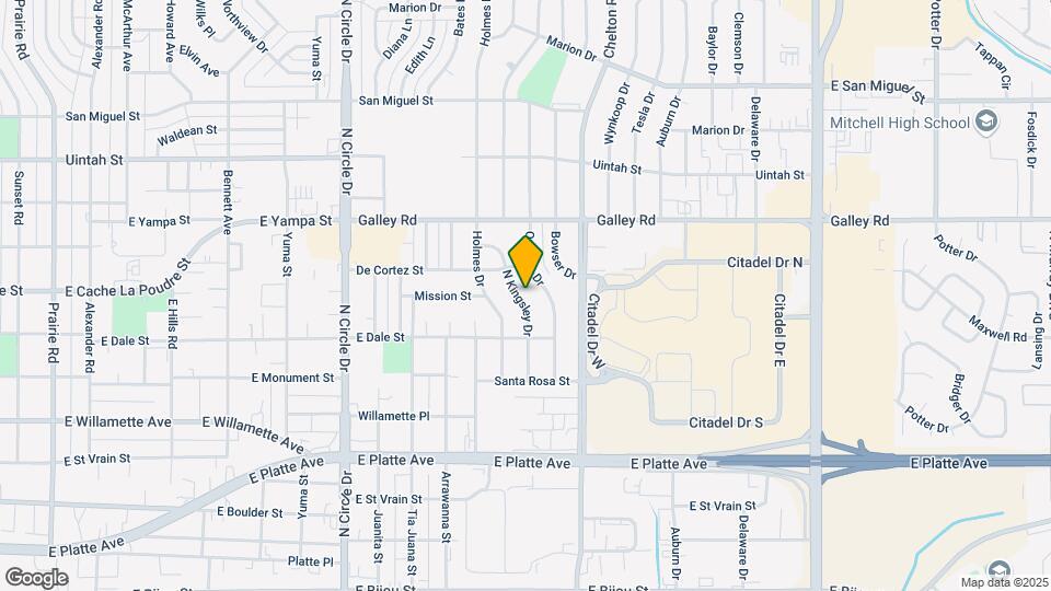 831 N Kingsley Dr Mapa y Detalles de la Ubicación
