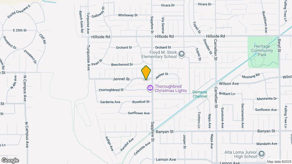 8263 Jennet St Map and Location Details