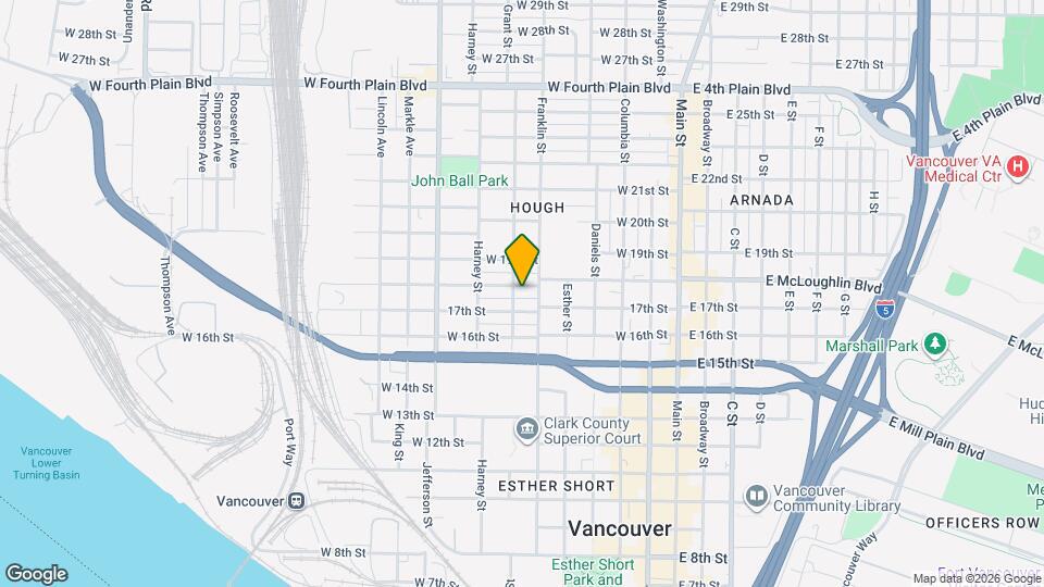 609 W McLoughlin Blvd Map and Location Details