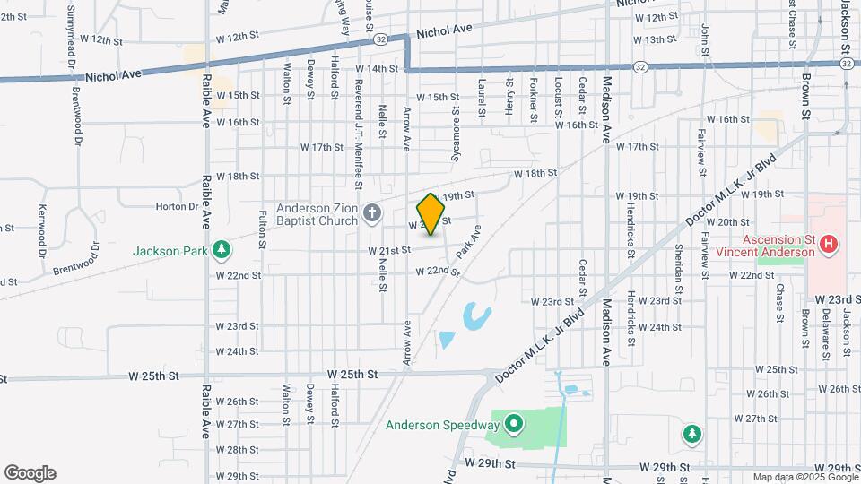 1624 W 21st St Map and Location Details