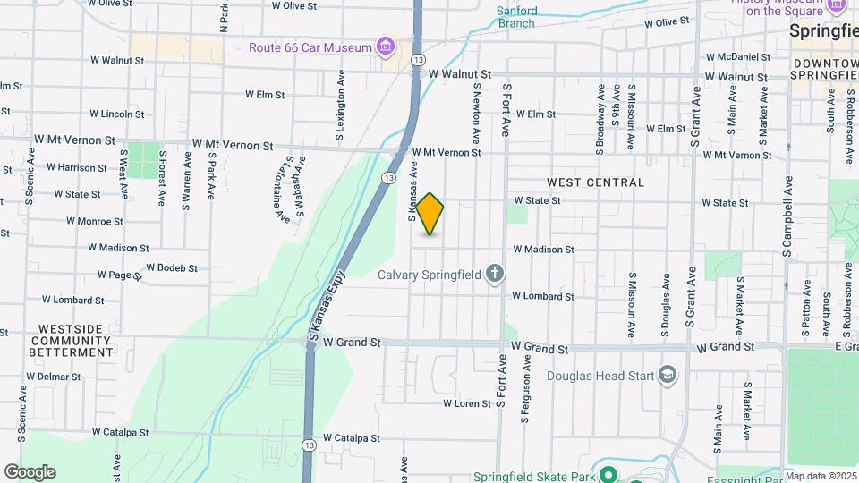 1517 W Madison St Map and Location Details