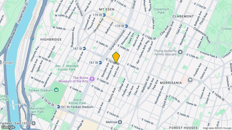 230-248 E 167th St Map and Location Details