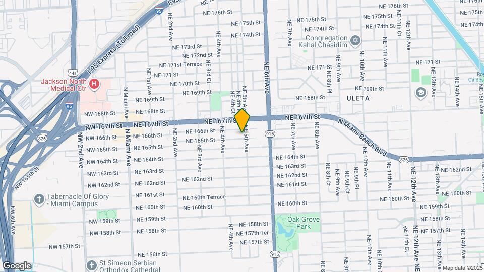 465 NE 165th St Map and Location Details