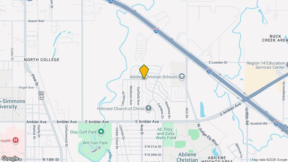 2568 Rountree Dr Map and Location Details
