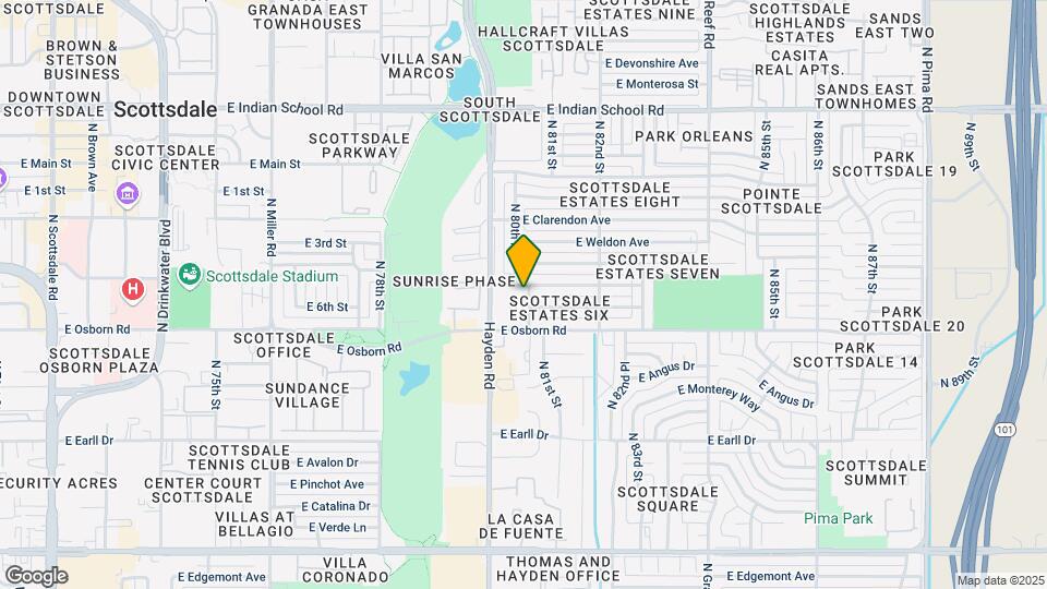 3508 N 81st St Map and Location Details