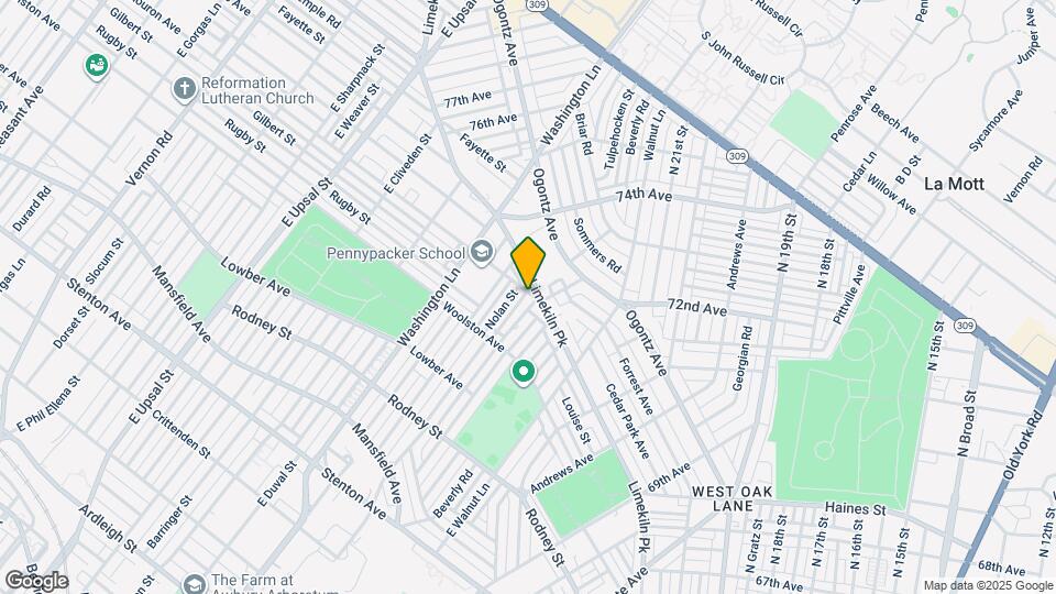 1873 E Tulpehocken St Map and Location Details