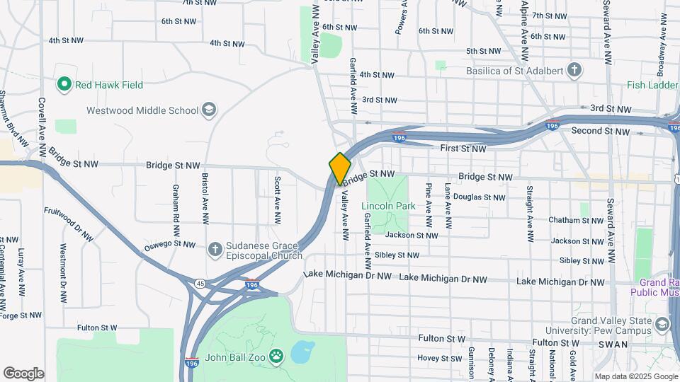 337 Valley Ave NW Map and Location Details