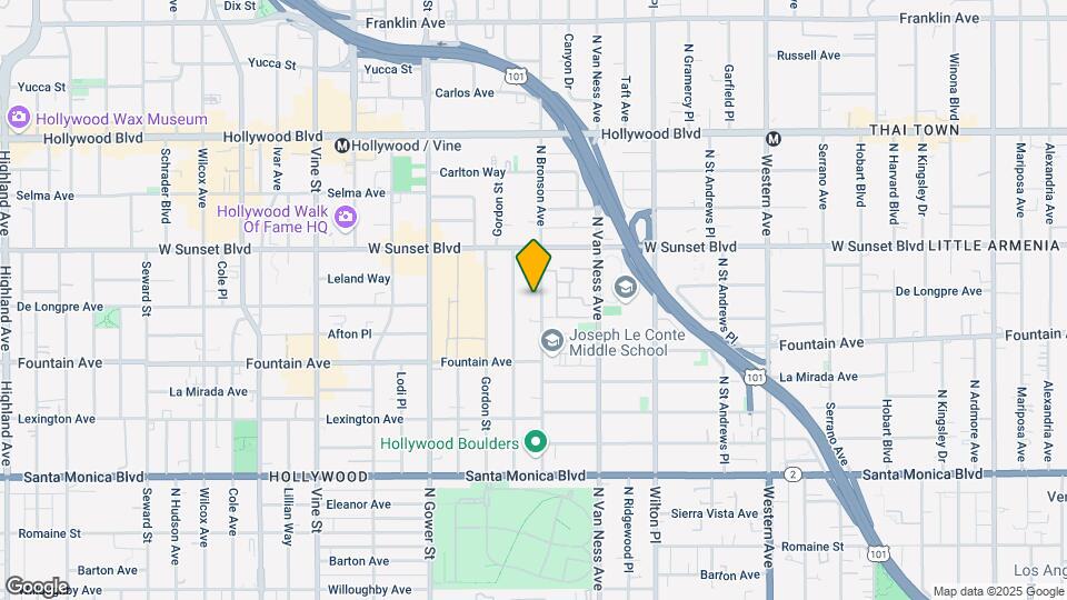 1421 NE Bronson Ave Map and Location Details