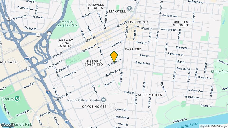912 Boscobel St Map and Location Details