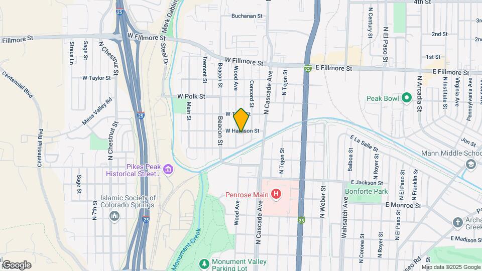 2525 Wood Ave Map and Location Details
