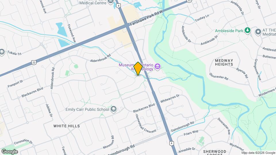 107 Edgehill Crescent Map and Location Details