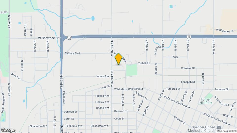 2301 Talladega St Map and Location Details