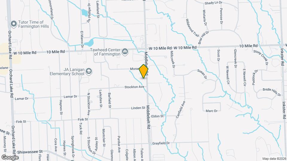 23745 Middlebelt Rd Mapa y Detalles de la Ubicación