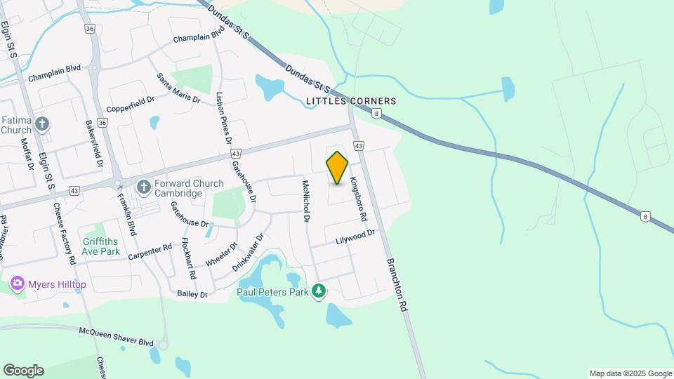 18 Summerside Crescent Map and Location Details
