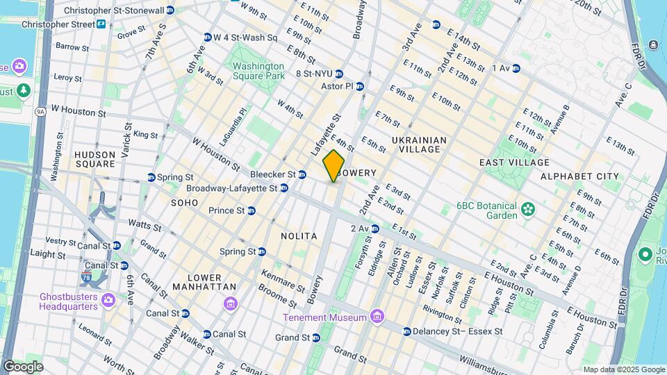 4-6 Bleecker St Mapa y Detalles de la Ubicación