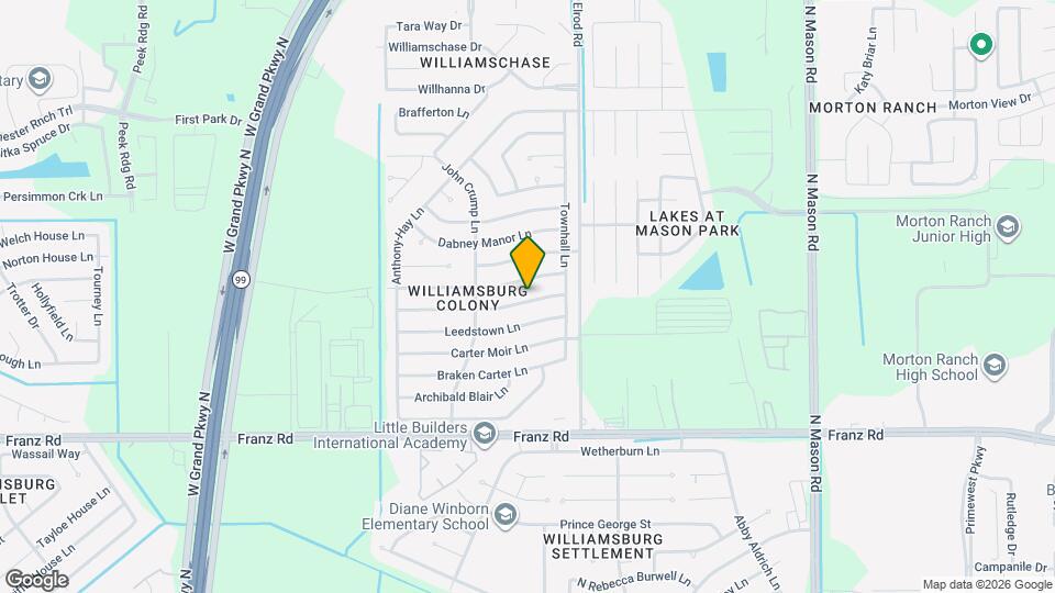 22530 John Rolfe Ln Map and Location Details
