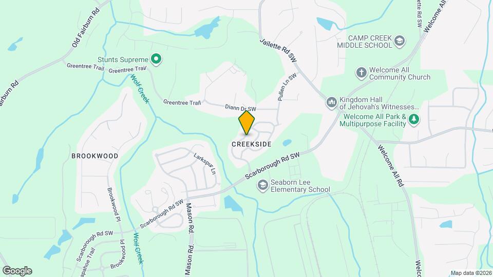 4632 Creekside Cove Map and Location Details