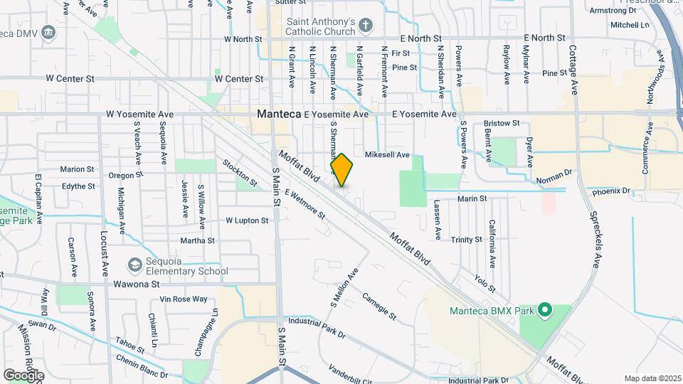 419 Moffat Blvd Map and Location Details