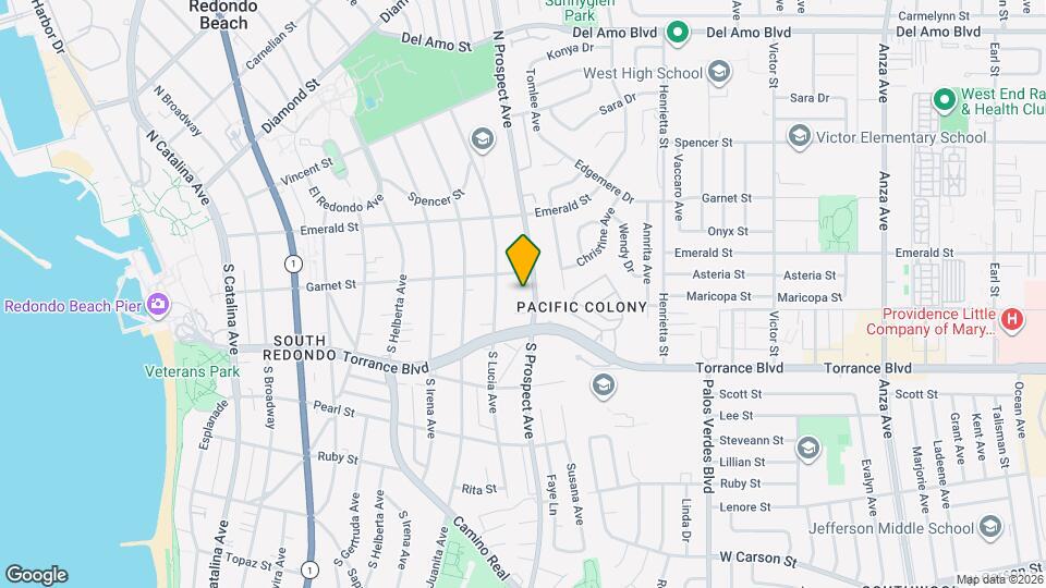 209 S Prospect Ave Map and Location Details