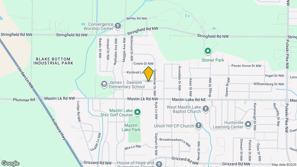 6005 Ellington Rd NW Map and Location Details
