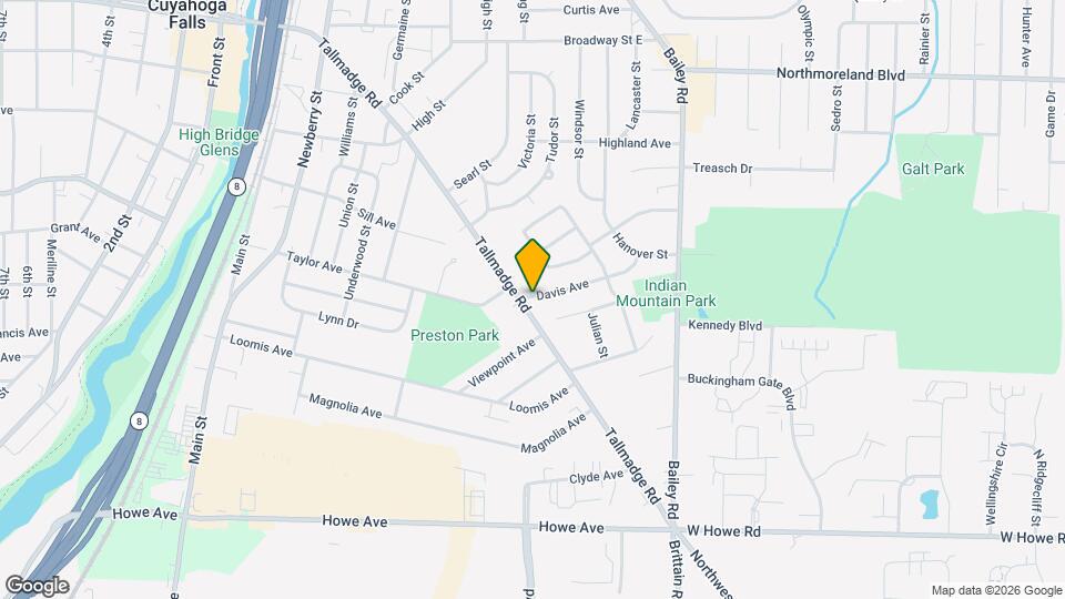 783 Tallmadge Rd Map and Location Details