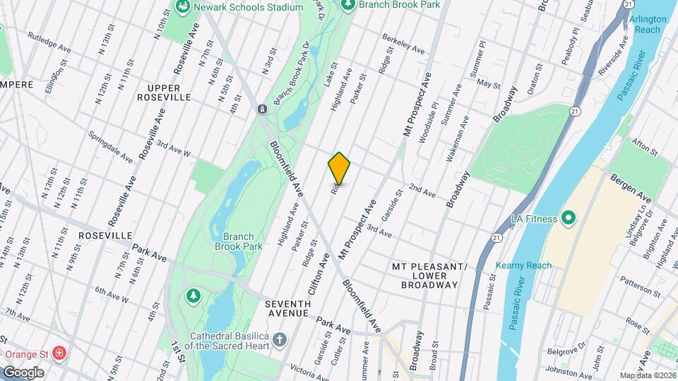 261 Ridge St, Unit #1 Mapa y Detalles de la Ubicación