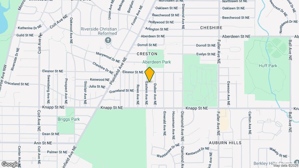 2124 Eastern Ave NE Mapa y Detalles de la Ubicación