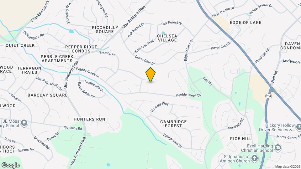 1012 Oak Ridge Ct Map and Location Details