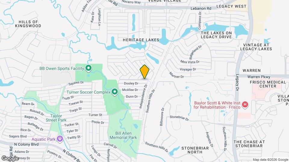 6078 Dooley Dr Map and Location Details