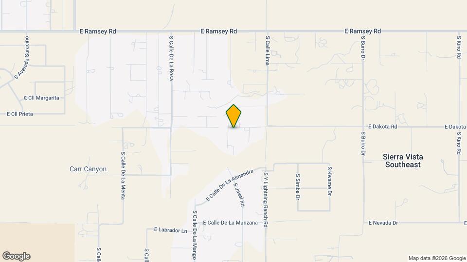 5840 E Dakota Rd Map and Location Details