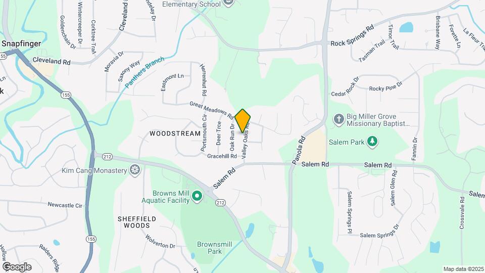 3479 Valley Oaks Rd Map and Location Details