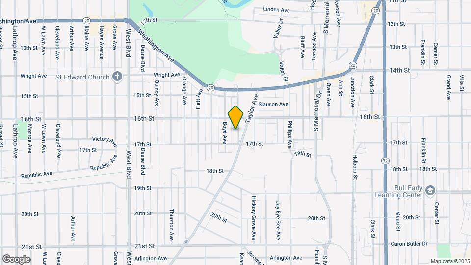 1630 Kearney Ave Map and Location Details