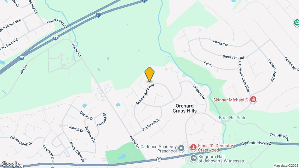 7307 Autumn Bent Way Map and Location Details