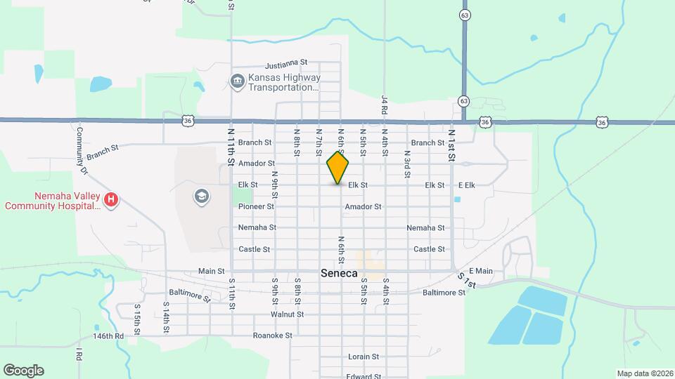 602 Elk St Mapa y Detalles de la Ubicación