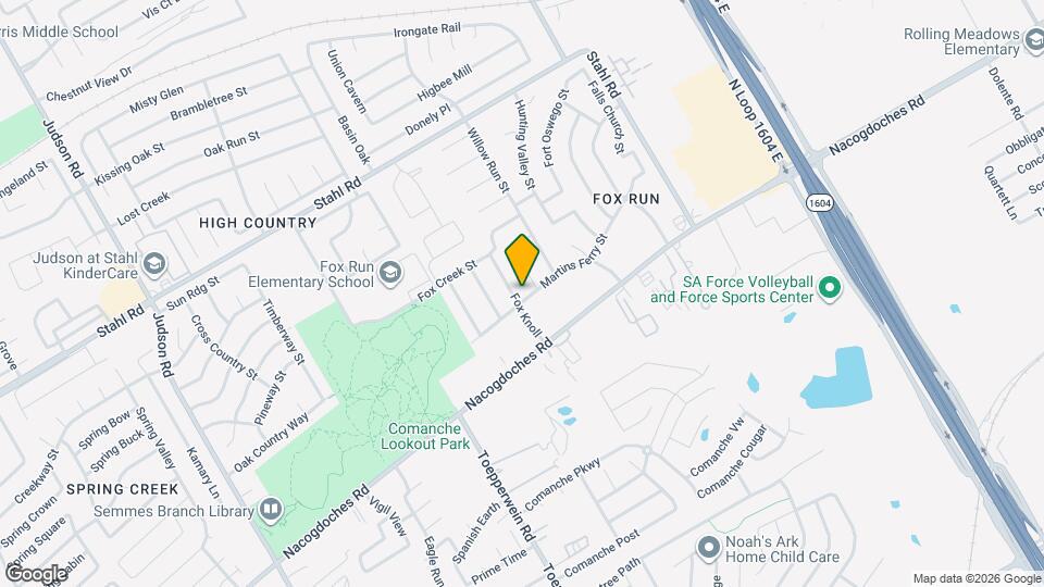 16502 Fox Knoll Map and Location Details