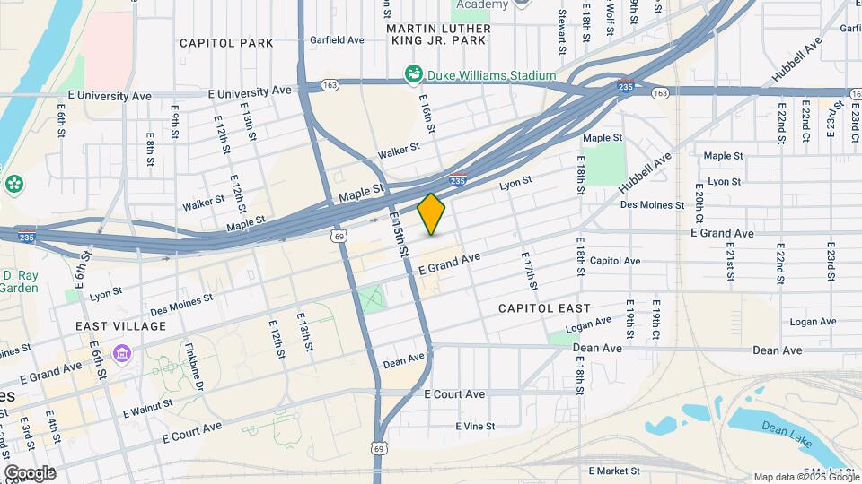 1527 Des Moines St Map and Location Details