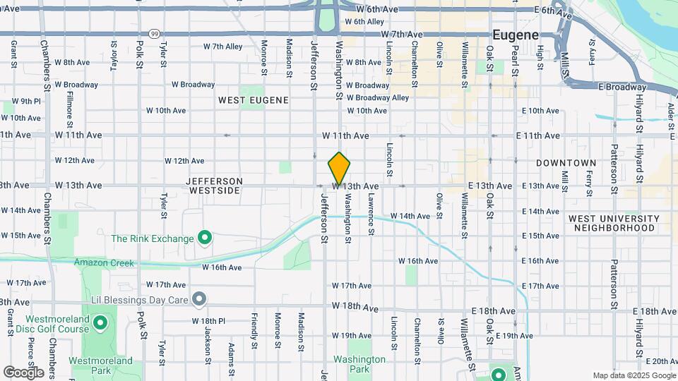 544 W 13th Ave Map and Location Details