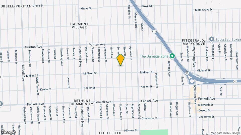 15738 Sorrento Ave Map and Location Details