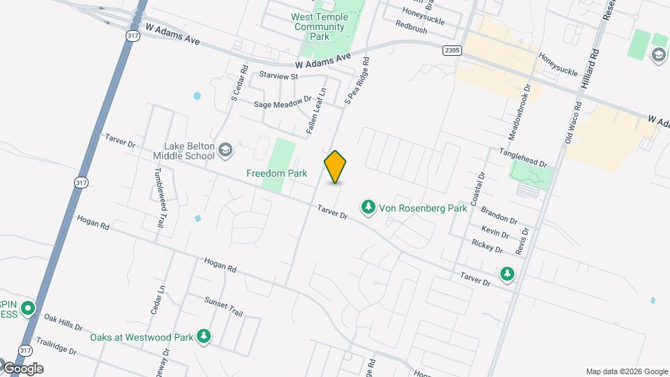 Tarver Ridge Townhomes Mapa y Detalles de la Ubicación